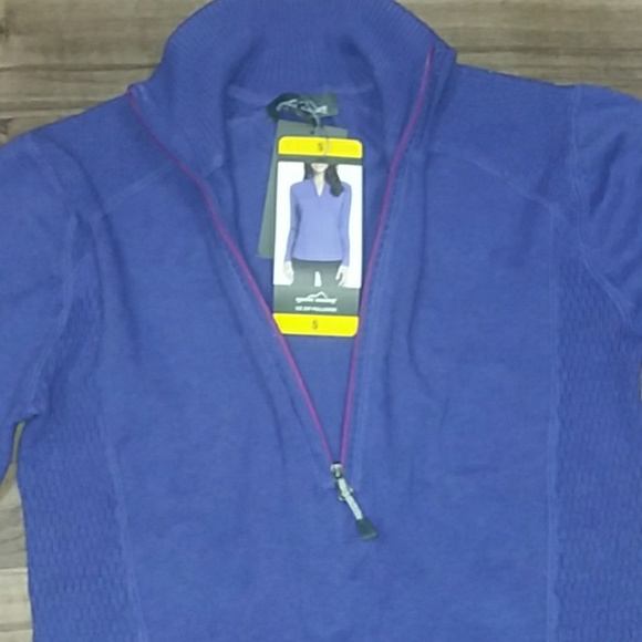 NWT Eddie Bauer Women's 1/2 Zip Pullover - Picture 2 of 4